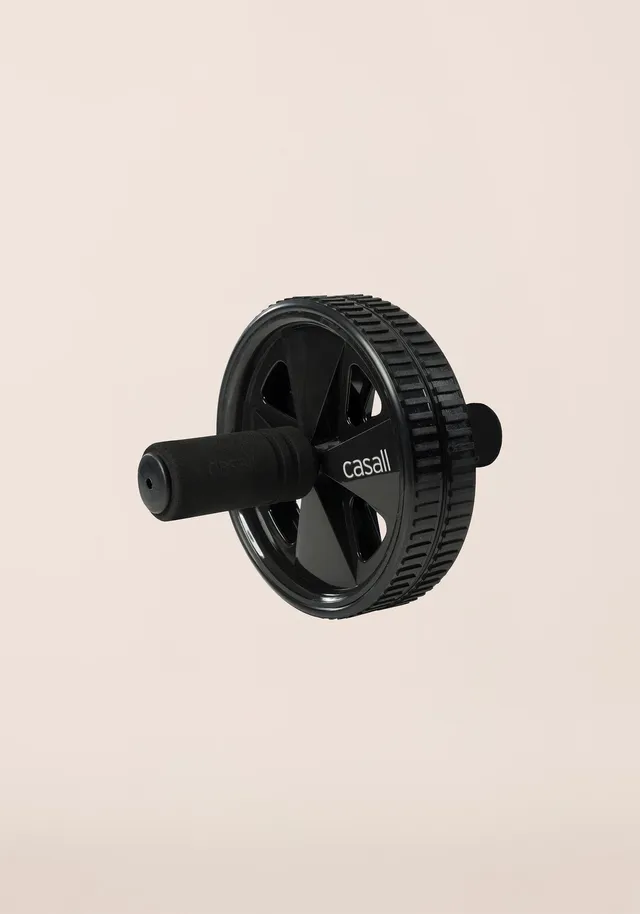 Casall AB Roller ruota addominali nera con ginocchiere